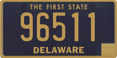 DE license plate 96511