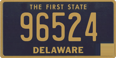 DE license plate 96524