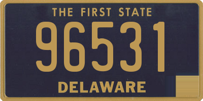 DE license plate 96531