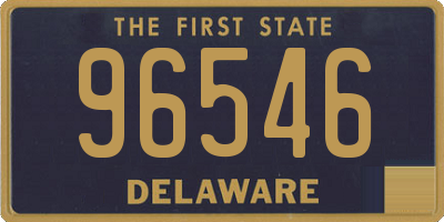 DE license plate 96546