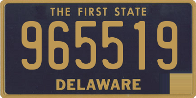 DE license plate 965519