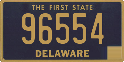 DE license plate 96554