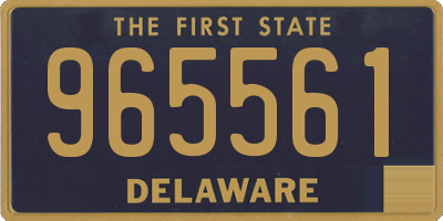 DE license plate 965561