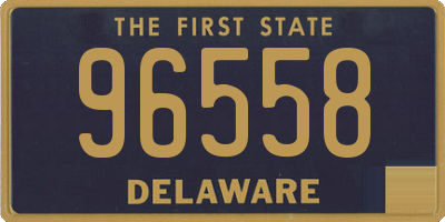 DE license plate 96558
