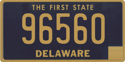 DE license plate 96560