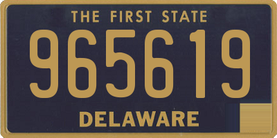 DE license plate 965619