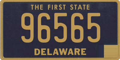 DE license plate 96565