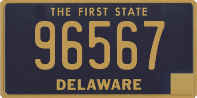 DE license plate 96567