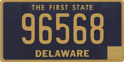 DE license plate 96568