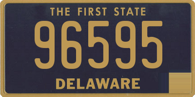 DE license plate 96595