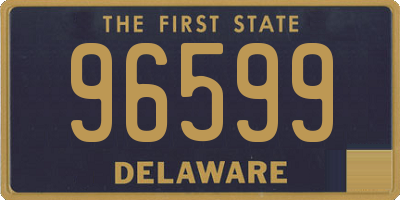 DE license plate 96599