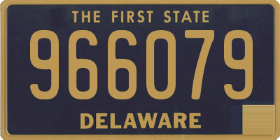 DE license plate 966079