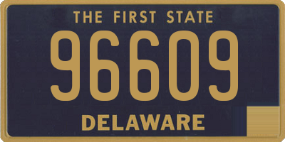 DE license plate 96609