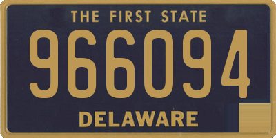 DE license plate 966094