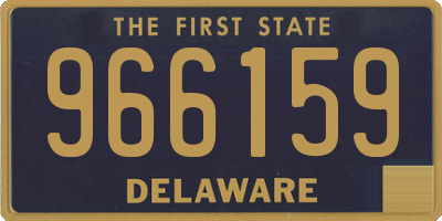 DE license plate 966159