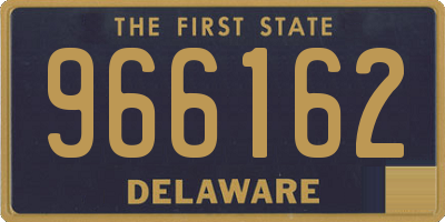 DE license plate 966162