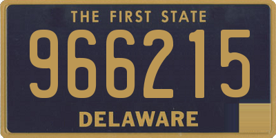 DE license plate 966215