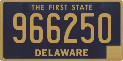 DE license plate 966250