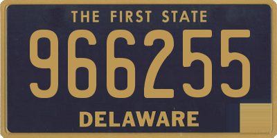 DE license plate 966255