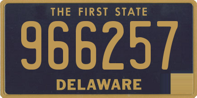 DE license plate 966257