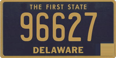 DE license plate 96627