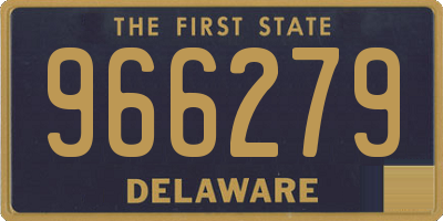 DE license plate 966279