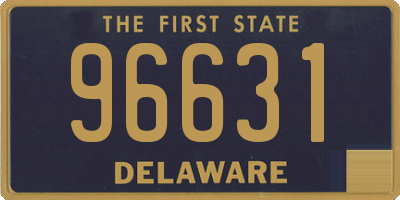 DE license plate 96631