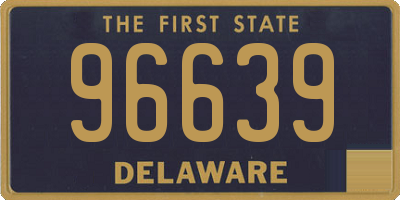 DE license plate 96639