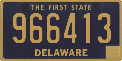 DE license plate 966413