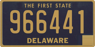 DE license plate 966441