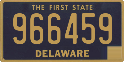 DE license plate 966459