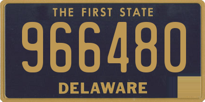 DE license plate 966480