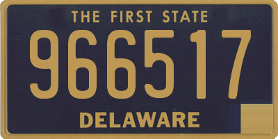 DE license plate 966517