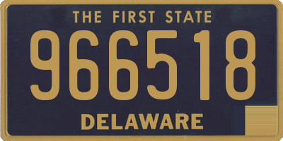 DE license plate 966518