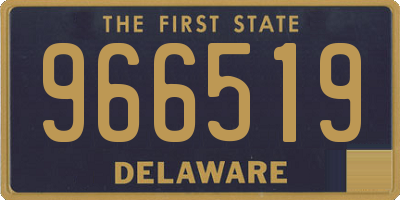 DE license plate 966519