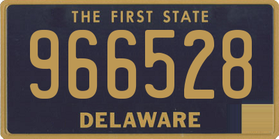 DE license plate 966528