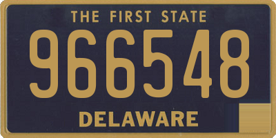 DE license plate 966548