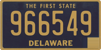 DE license plate 966549