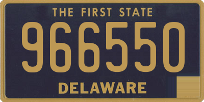 DE license plate 966550