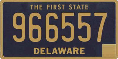 DE license plate 966557