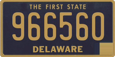 DE license plate 966560