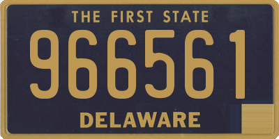 DE license plate 966561