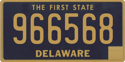 DE license plate 966568