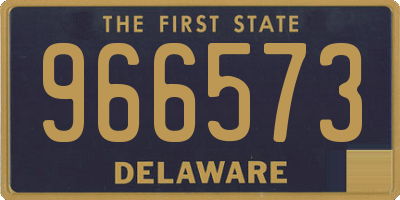 DE license plate 966573