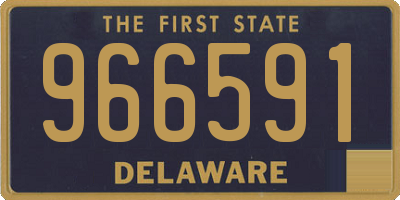 DE license plate 966591