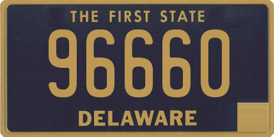 DE license plate 96660