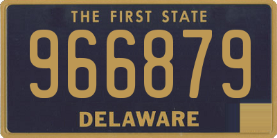 DE license plate 966879