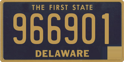 DE license plate 966901