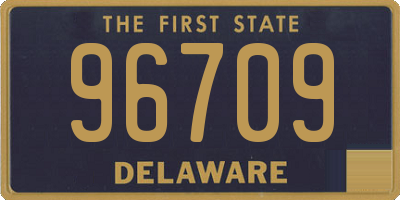 DE license plate 96709