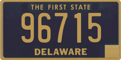 DE license plate 96715